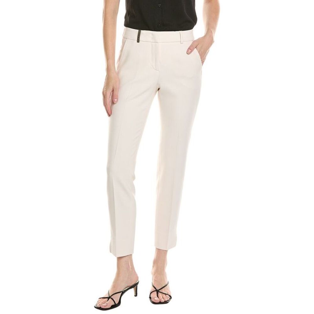 Peserico Womens  Trouser, White